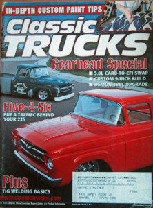 CLASSIC TRUCKS 2006 AUG - SWEET '57 F-100 & '64 CHEVY